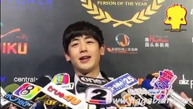 nichkhun. @ Thailand headlines person of the year. Awards 2015