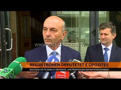 Kosovë, regjistrohen deputetët e opozitës - Top Channel Albania - News - Lajme