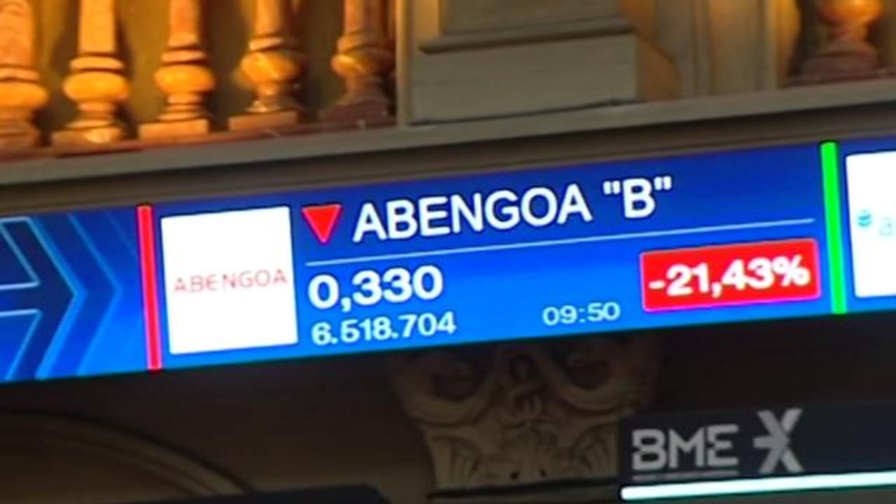 Continúa el desplome en bolsa de Abengoa
