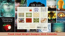 Read  Frank Lloyd Wright Designs 2015 Calendar Ebook Free