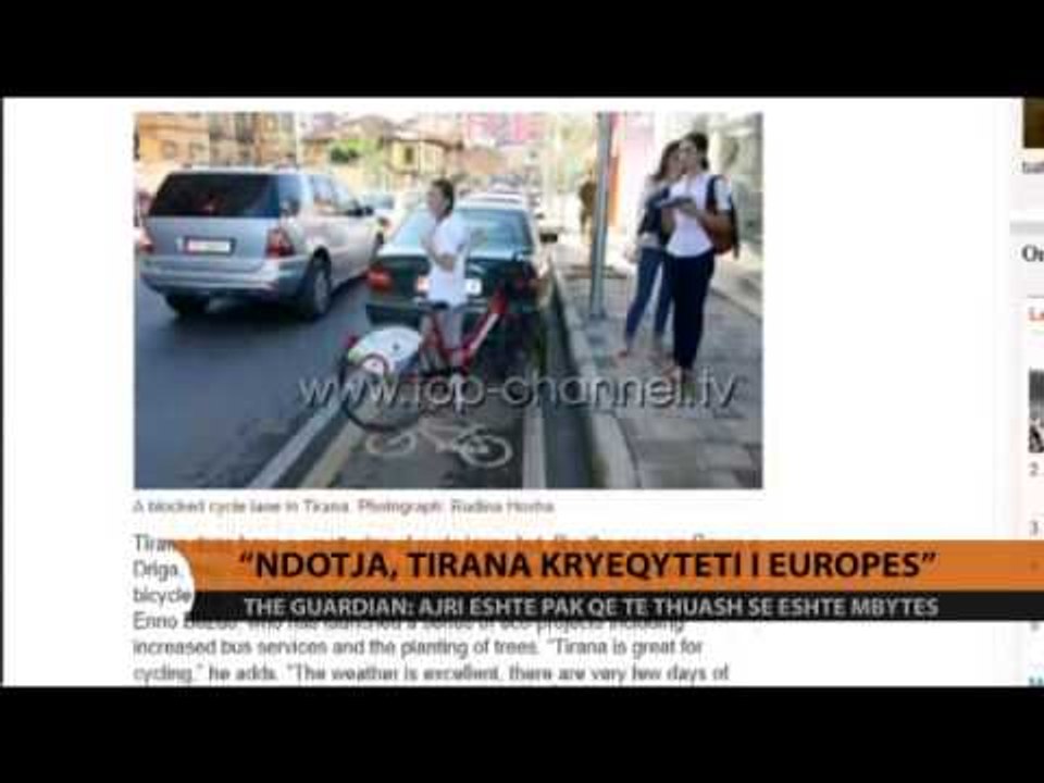 "Ndotja, Tirana kryeqyteti i Europës" - Top Channel Albania - News - Lajme