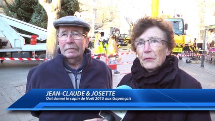 D!CI TV : Le sapin de Noël de Gap offert par un couple Gapençais