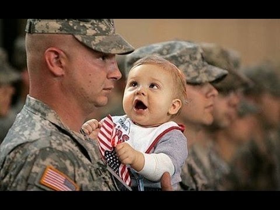 Soldier Meets Baby for First Time Compilation 2013 To 2015 , # 18