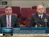 Premier turco dialoga con mandos militares sobre tensión con Rusia
