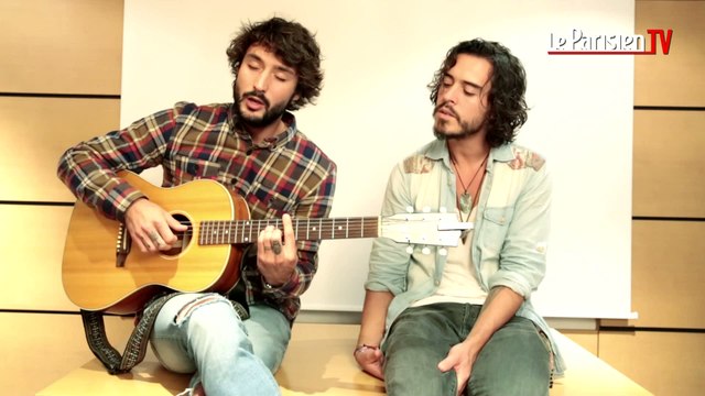 Fréro Delavega interprète en live «Ton visage », son nouveau titre