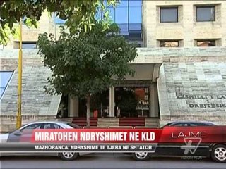 Miratohen ndryshimet në KLD - News, Lajme - Vizion Plus