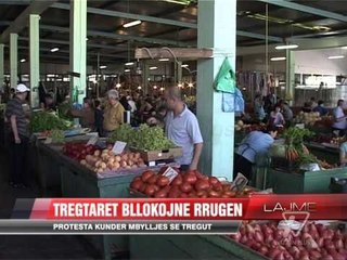 Mbyllet tregu i ish-Uzinës Dinamo, shitësit në protestë - News, Lajme - Vizion Plus