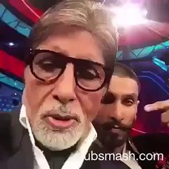 RanveerSingh Baji Rao Mastani Dubsmash along with Amitabh bachan.