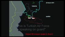 'Audio warning' to Russian plane released by Turkish military