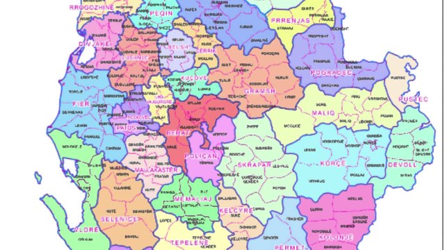 JA HARTA E RE TERRITORIALE ME 61 NJESI VENDORE