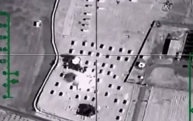 Данные объективного контроля применения авиации РФ по базовому лагерю боевиков в пров. РАККА