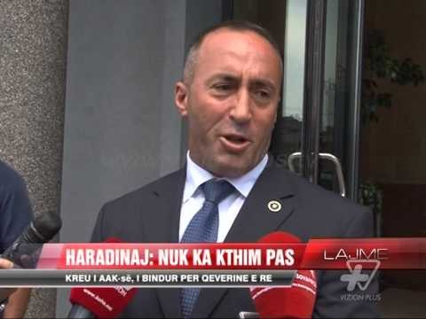 Haradinaj: Nuk ka kthim pas - News, Lajme - Vizion Plus