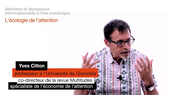 Yves Citton L'ecologie de l'attention