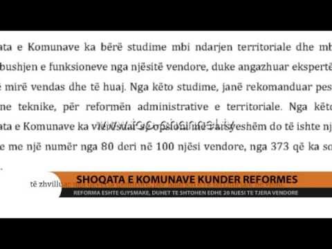 Shoqata e Komunave kundër reformës - Top Channel Albania - News - Lajme