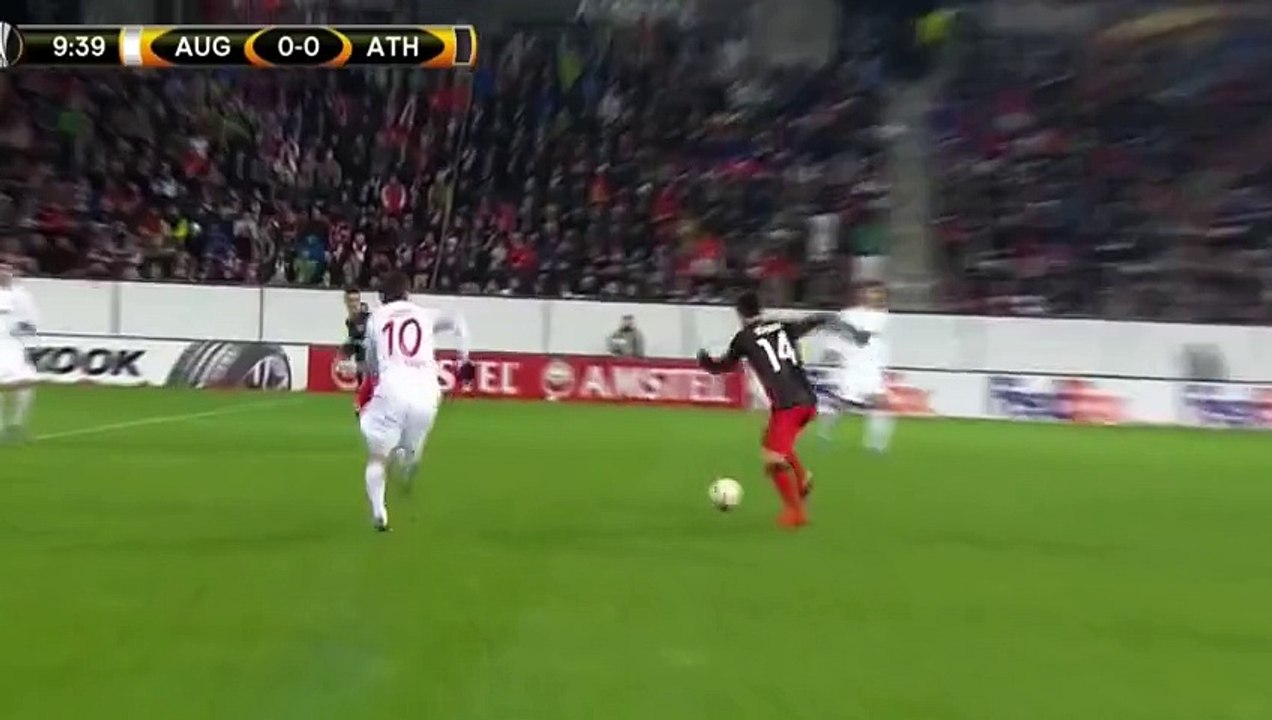 Markel Susaeta Goal - Augsburg 0 - 1 Ath Bilbao - 26_11_2015