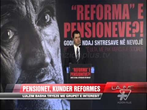 PD tryezë për pensionet, Basha: Reforma fakt i kryer - News, Lajme - Vizion Plus