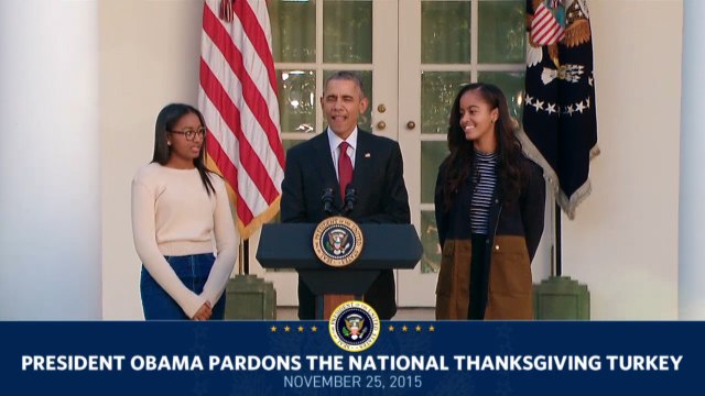 President Obama Pardons The ‎Traditional Thanksgiving Turkey