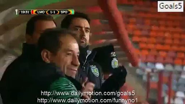 Matheus Pereira Goal Lok. Moscow 1 - 1 Sporting Europe League 26-11-2015