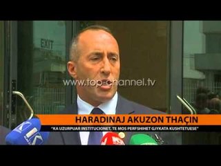 Kosovë, Haradinaj akuzon Thaçin - Top Channel Albania - News - Lajme
