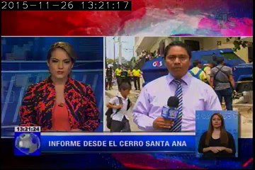 Blindado causa accidente en el cerro Santa Ana