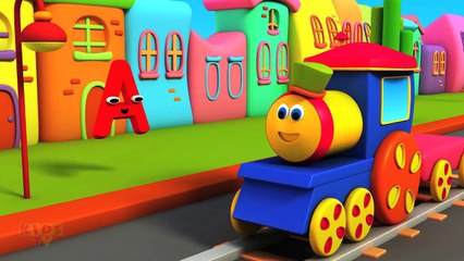Bob, The Train | Alphabet Adventure | ABC Song | Nursery Rhymes | kids songs
