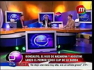 Gonzalito, el hijo de Nazarena y Agostini, sigue los pasos de su padre