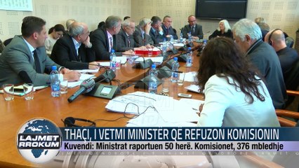 THAÇI, I VETMI MINISTËR QË REFUZON KOMISIONIN