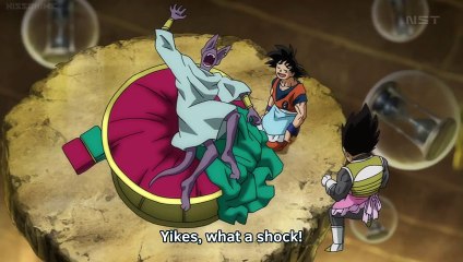 Goku & Vegeta Changing Beerus' Sheets