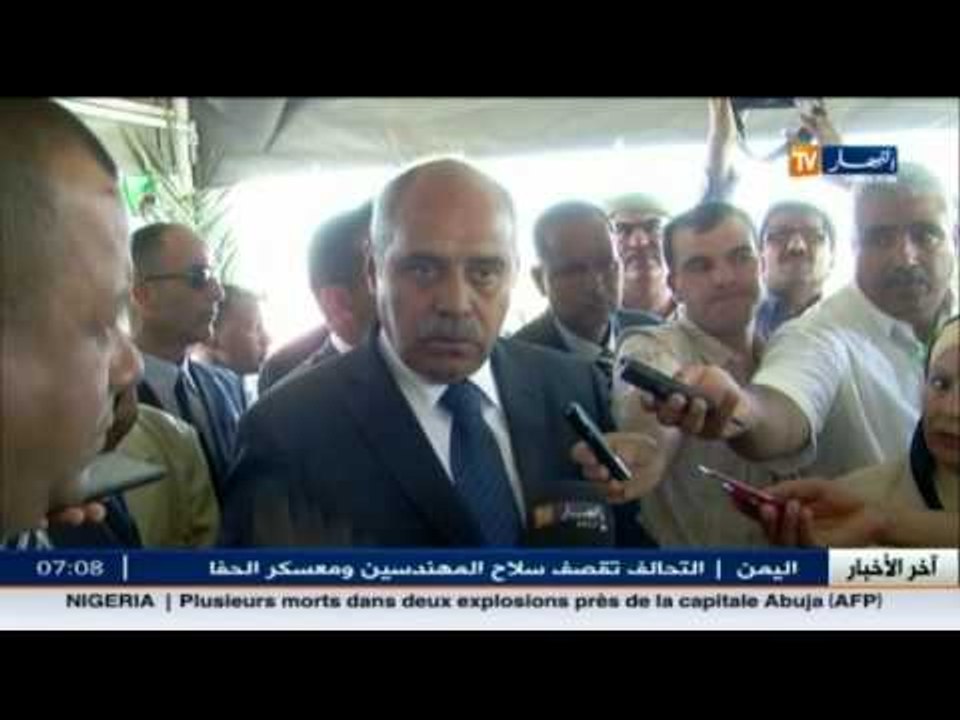 وزير الأشغال العمومية في زيارة تفقد لقطاعه ببسكرة