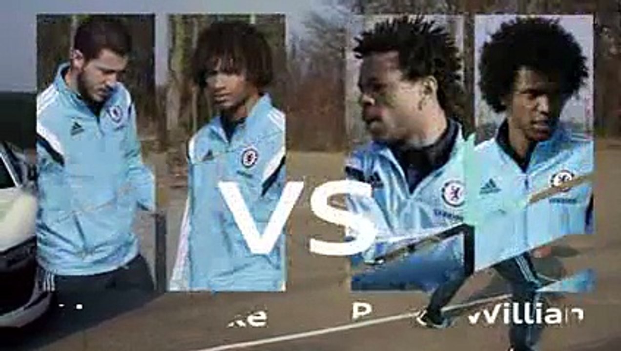 Hazard, Willian, Ake and Remy take on the Audi challenge