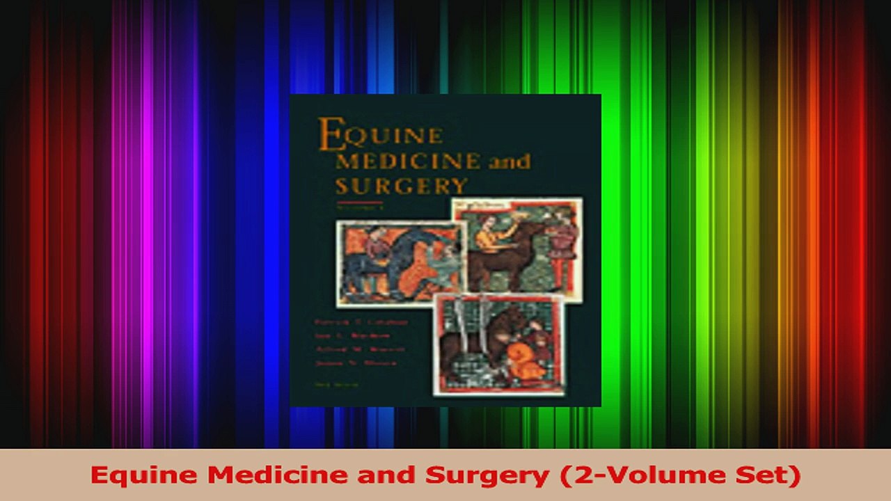 Equine Medicine and Surgery 2Volume Set PDF