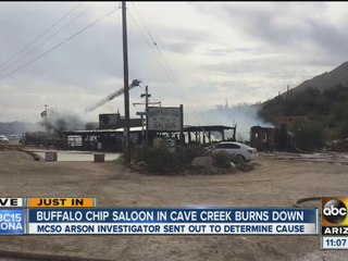 Buffalo Chip Saloon in Cave Creek burns to the ground