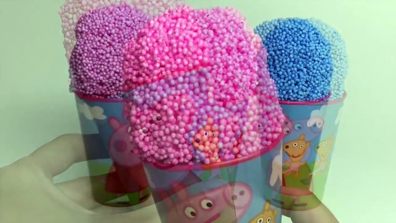 Peppa Pig Surprise Eggs Peppa Pig Ice Creams Disney Princess Minnie Mouse Spider Man Eggs