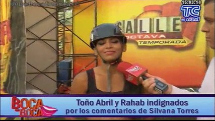 Toño y Rahab arremeten contra Silvana Torres, aseguran que sus comentarios estuvieron fuera de lugar