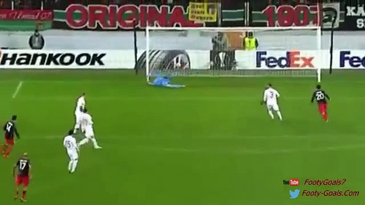 Augsburg vs Athletic Bilbao 0-1 _ Markel Susaeta goal