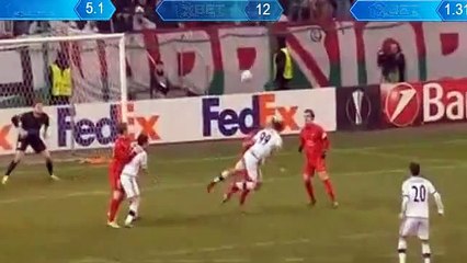 1-0 Aleksandar Prijovic Amazing Goal - Legia Warsaw v. Midtjylland 26.11.2015 HD