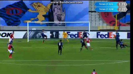 Club Brugge - SSC Napoli 0-1 Chiriches