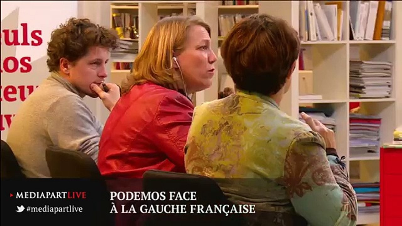Danielle Simonnet au débat de Mediapart sur Podemos