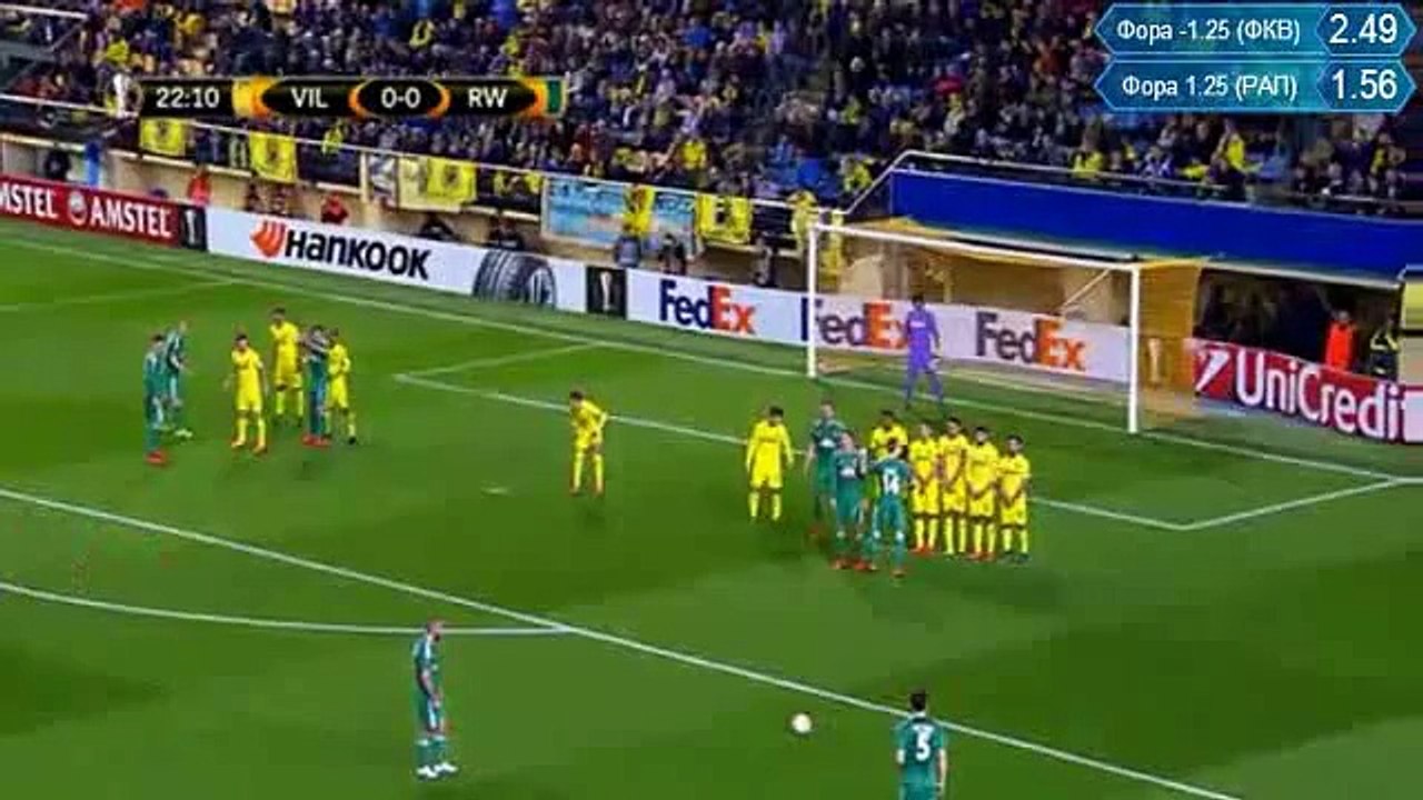 Rapid Wien Fantastic Free-Kick _ Villarreal v. Rapid Wien 26.11.2015 HD
