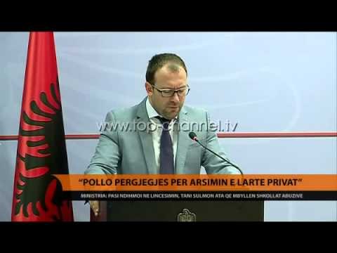 `Pollo përgjegjës për arsimin e lartë privat` - Top Channel Albania - News - Lajme
