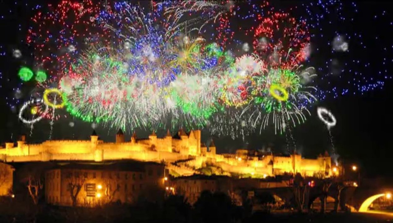 Feu d'artifice 2021 Cité de Carcassonne