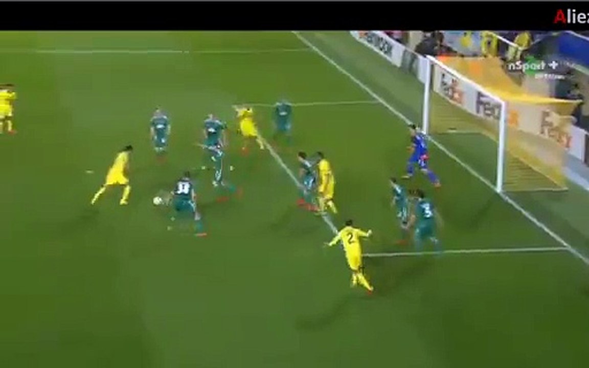 1-0 Bruno Soriano Goal _ Villarreal vs Rapid Vienna -26.11.2015 HD