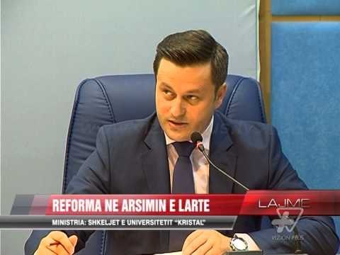 Ministria e Arsimit: Shkeljet e universitetit “Kristal” - News, Lajme - Vizion Plus