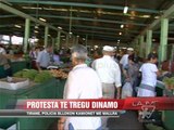 Protesta te tregu “Dinamo”, policia bllokon kamionët me mallra - News, Lajme - Vizion Plus