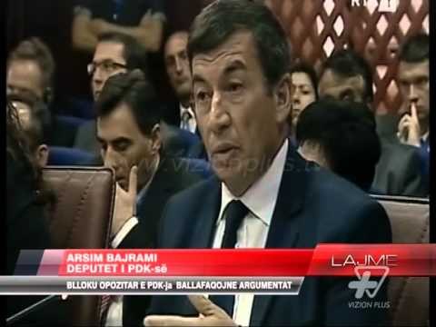 Blloku opozitar e PDK-ja ballafaqojnë argumentat - News, Lajme - Vizion Plus