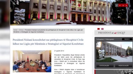 DOKUMENTI I STRATEGJISE SE SIGURISE KOMBETARE, PRESIDENTI DEGJON MENDIMET E SHOQERISE CIVILE