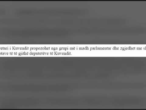GJYKATA ‘RREZON’ ISA MUSTAFEN,ZGJEDHJA E TIJ NE KRYE TE KUVENDIT ISHTE JOKUSHTETUESE LAJM