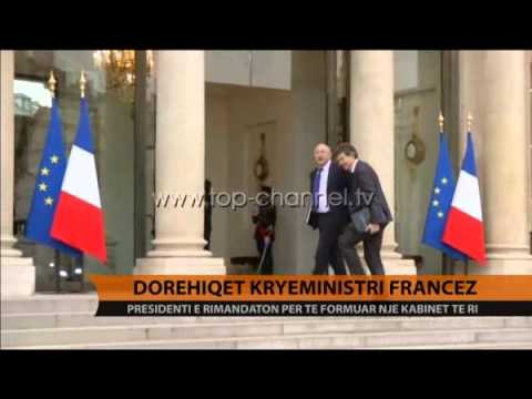 Dorëhiqet kryeministri francez - Top Channel Albania - News - Lajme