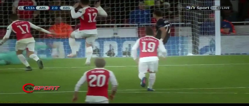 Arsenal vs Dinamo Zagreb 3 0 All Goals & highlights (Champions League 2015)