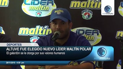 José Altuve es el nuevo líder Maltín Polar